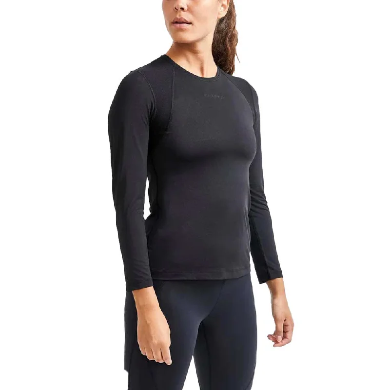 Crazy Deals Women's Adv Essence Long Sleeve Training Tee - Black