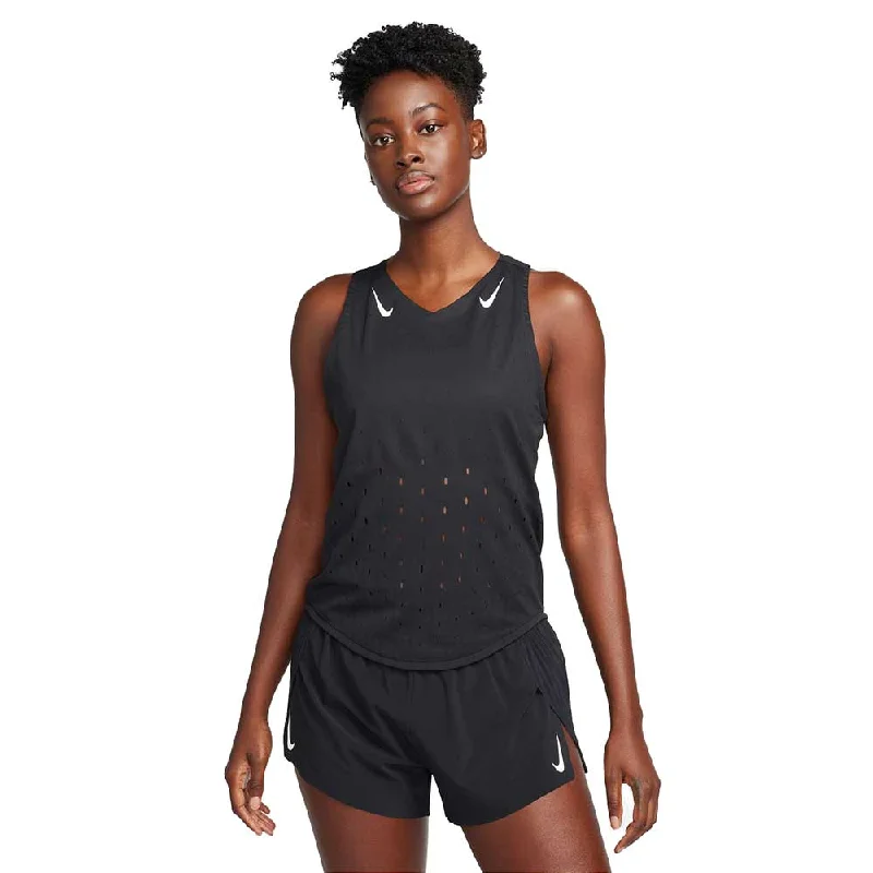 Massive Deals Women's Aeroswift Dri-FIT Singlet - Black