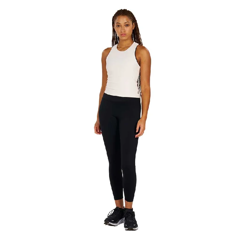 Overstock Women's Alrn Rib Crop Tank - White Sand