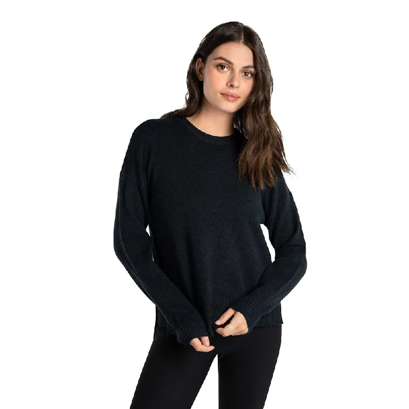 Must-Have Deals Women's Camille Crew Neck Sweater - Black Heather