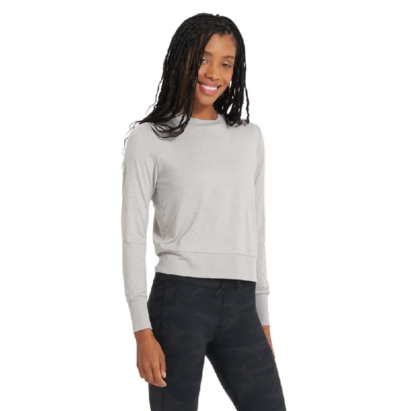 Crazy Deals Women's Daydream Crew Top - Light Grey Heather