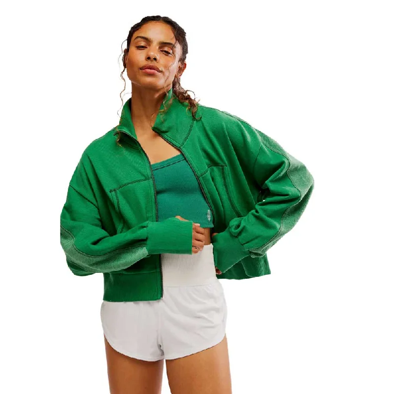 Super Sale Women's High Jump Zip Up - Heritage Green