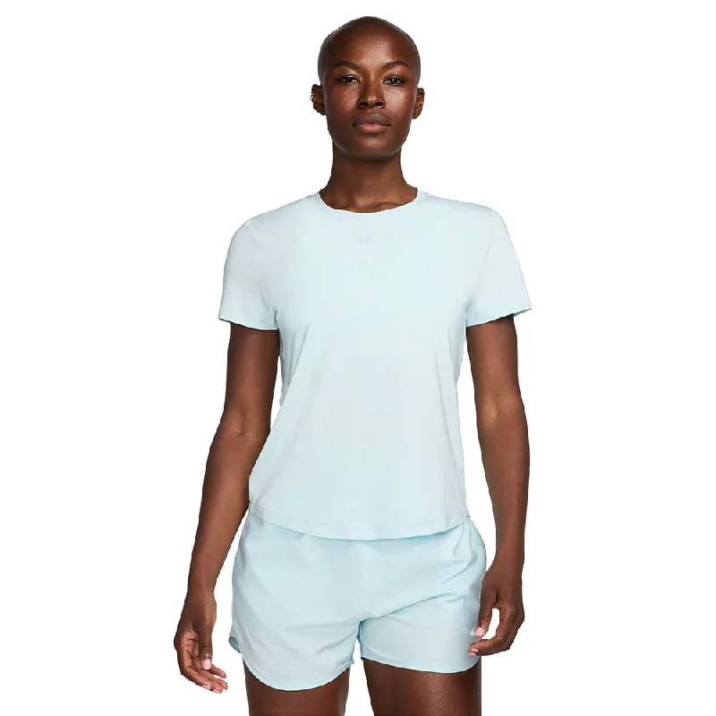 Online Only Women's Nike One Classic Dri-FIT Short Sleeve Top - Glacier Blue