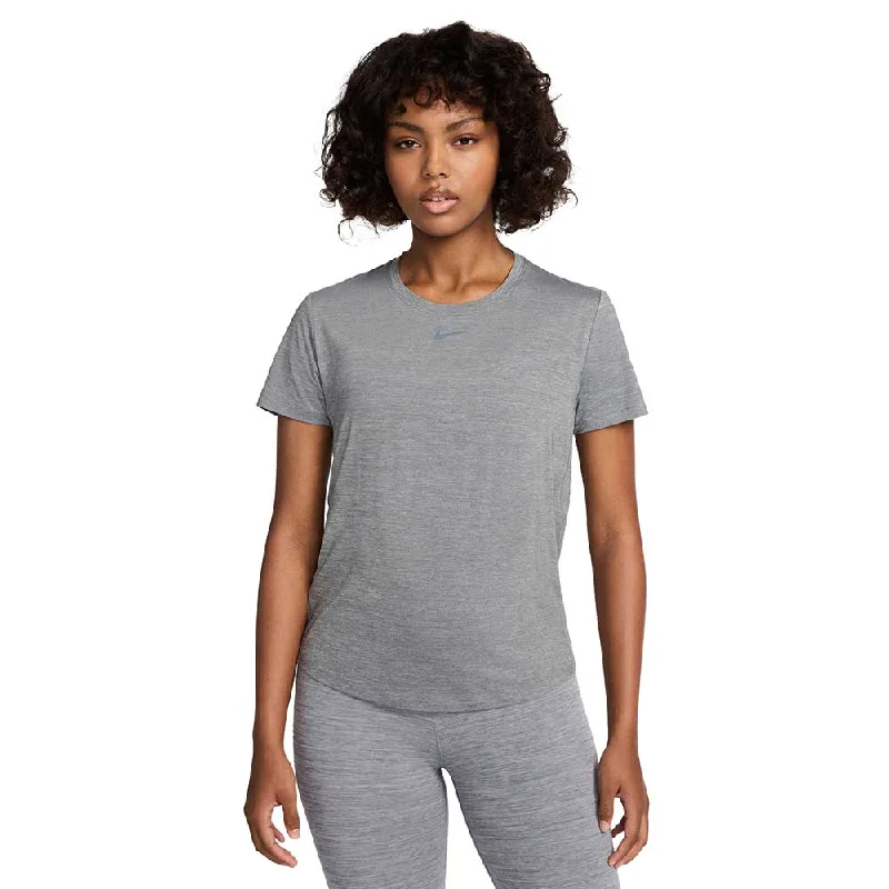 Price Cut Women's Nike One Classic Dri-FIT Short Sleeve Top - Smoke Grey