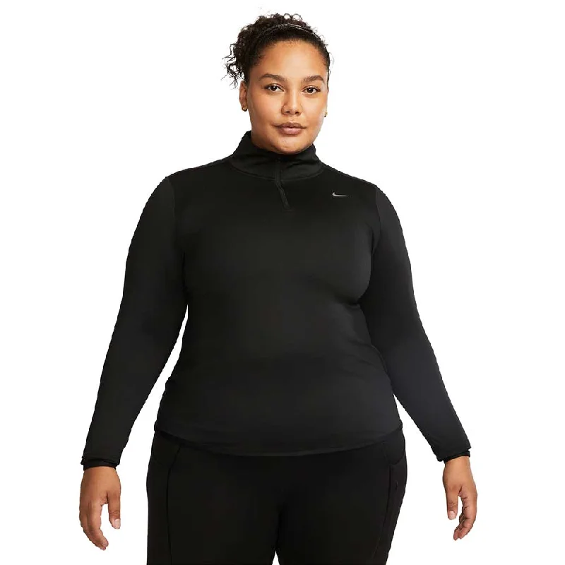 Bonus Savings Women's Nike Swift Element Half Zip Top EXT - Black