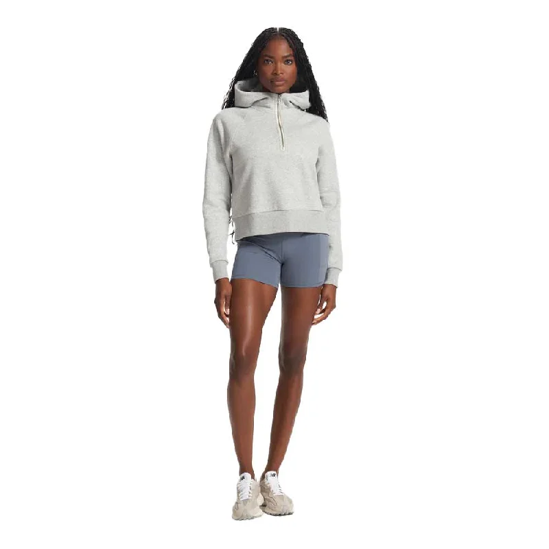 Bonus Savings Women's Restore Half Zip Hoodie - Light Heather Grey