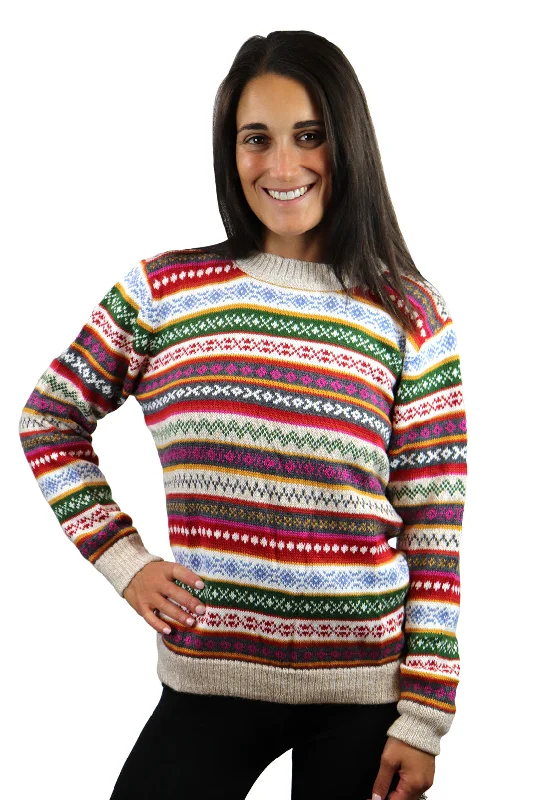Price Drop Alert Women`s Chachani Alpaca Crew Neck Sweater
