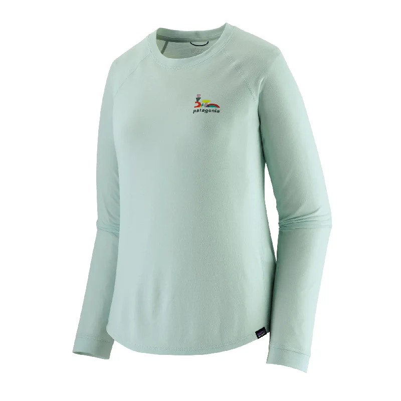 Weekend Deal Women`s Long-Sleeved Capilene Cool Trail Graphic Shirt
