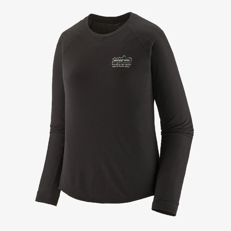Value Deals Women`s Long-Sleeved Capilene Cool Trail Graphic Shirt
