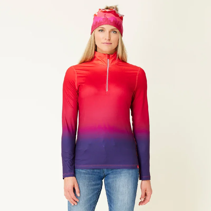 Bargain Prices Women's 1/4 Zip Gradient Top