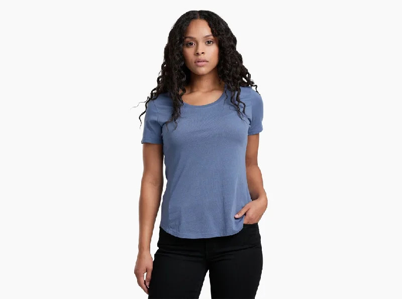 Don't Wait Women's Arabella Scoop Short Sleeve Shirt