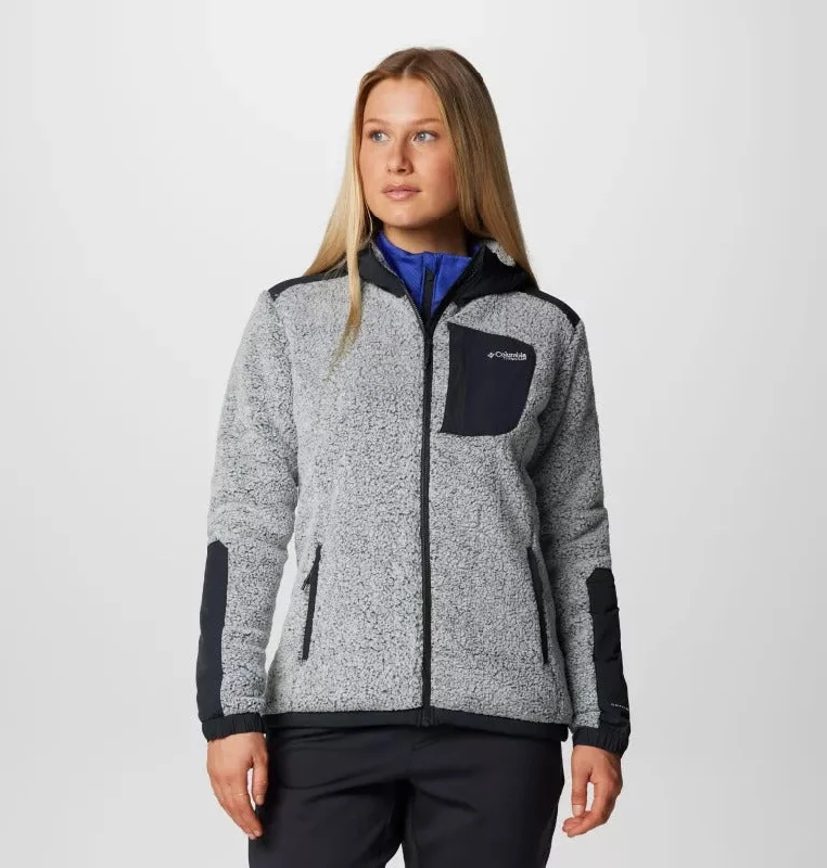 Discount Mania Women's Arctic Crest Sherpa Full Zip Fleece Jacket