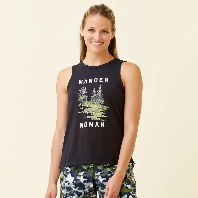 Act Fast Women's Cora Sleeveless Graphic Top