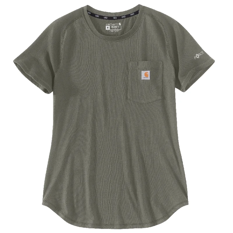 Exclusive Savings Women's Force Relaxd Fit Midweight Pocket T-shrt