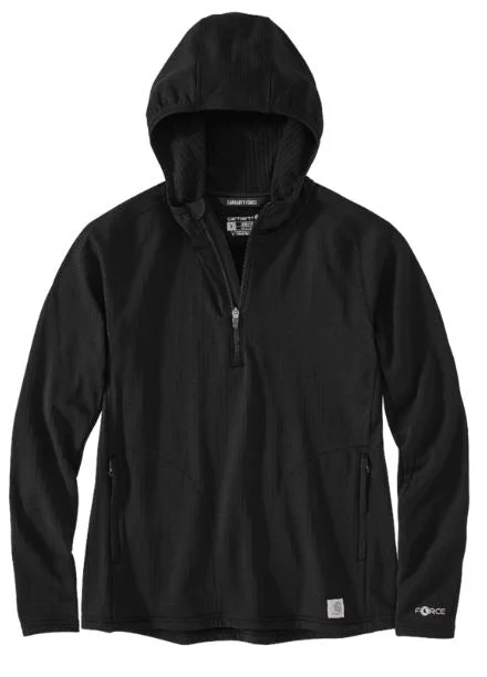 Crazy Deals Women's Force RelaxedFit Half-Zip Hooded T-Shirt