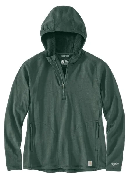 Best Bargains Women's Force RelaxedFit Half-Zip Hooded T-Shirt