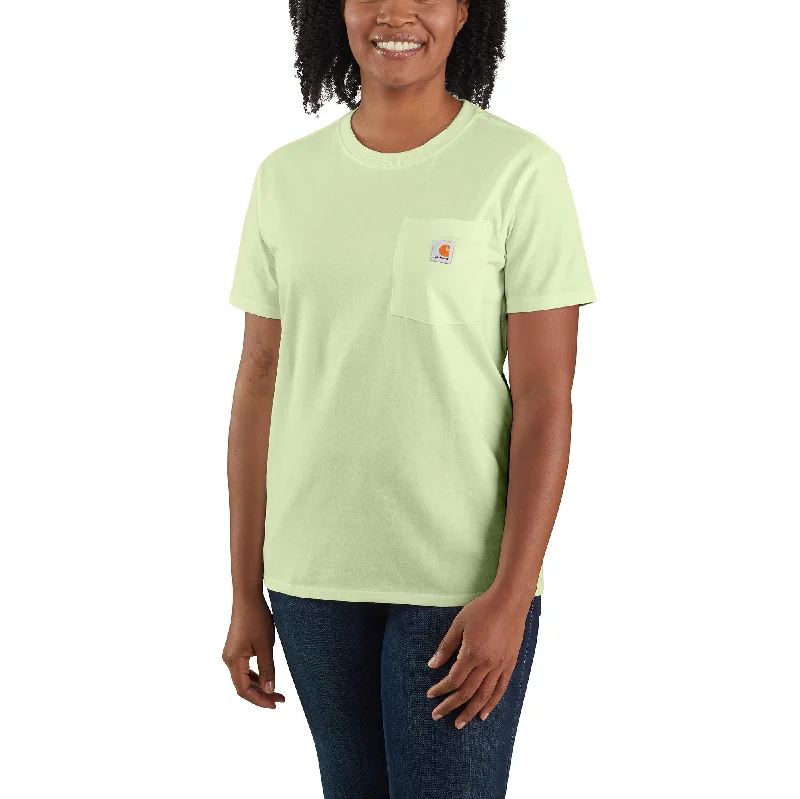 Best Bargains Women's Loose Fit Heavyweight Short-Sleeve Pocket T-Shirt
