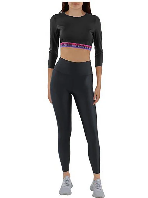 Overstock Womens Lycra Banded Bottom Cropped