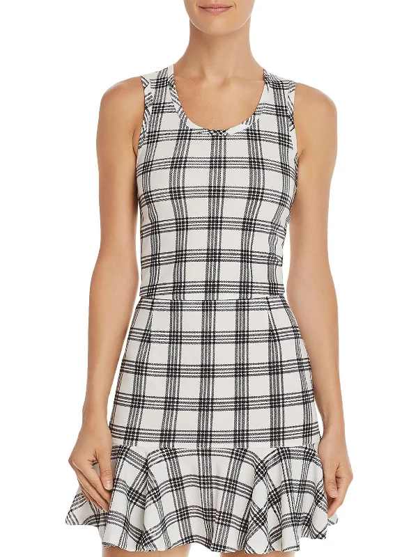 Unmissable Offer Womens Plaid Racerback Tank Top
