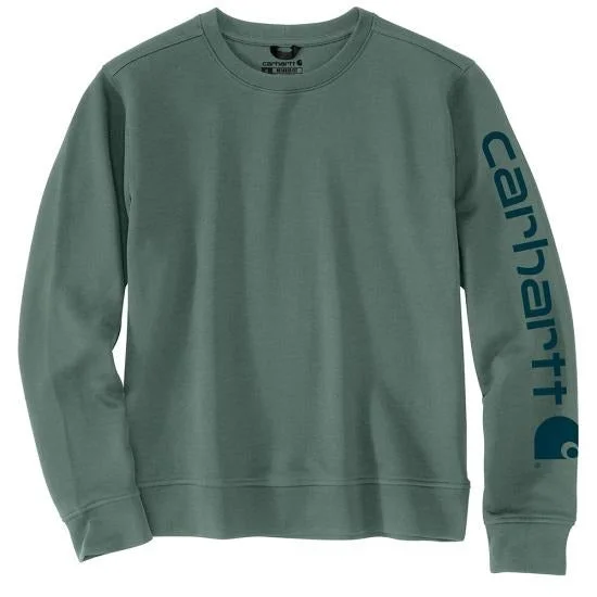 Friends and Family Sale Women's Relaxed Fit Midweight Graphic Crewneck Sweatshirt