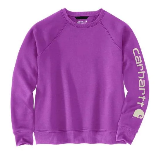 Instant Discount Women's Relaxed Fit Midweight Graphic Crewneck Sweatshirt