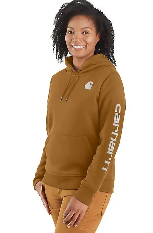 Loyalty Reward Women's Relaxed Fit Midweight Logo Sleeve Graphic Sweatshirt