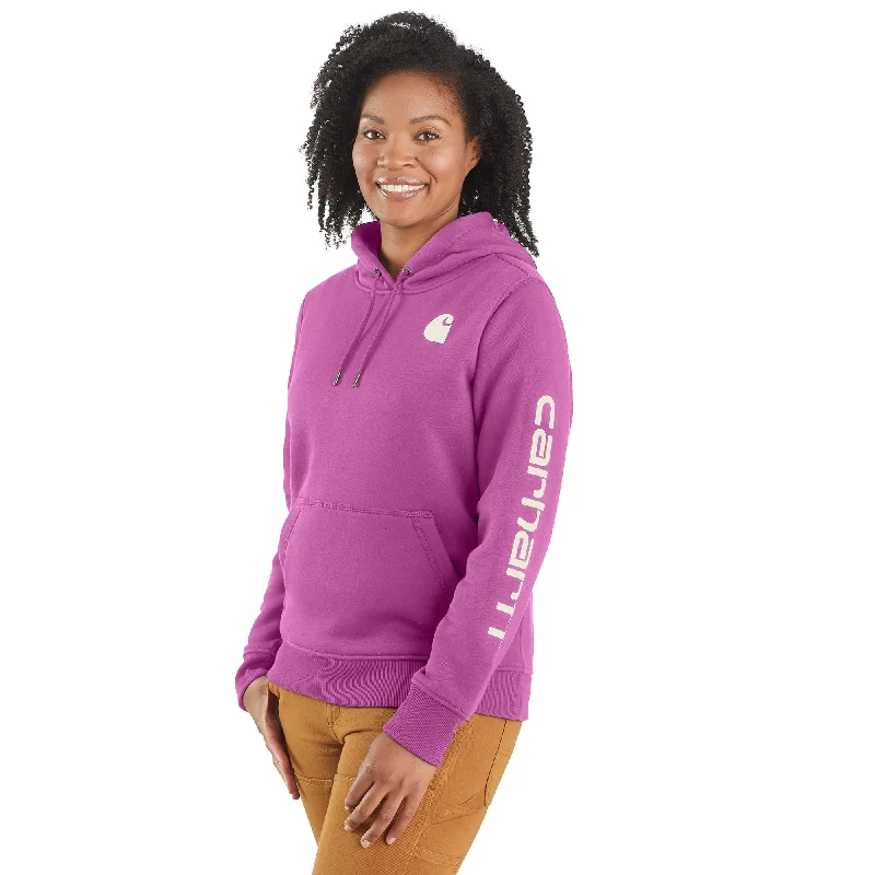 Limited Edition Women's Relaxed Fit Midweight Logo Sleeve Graphic Sweatshirt