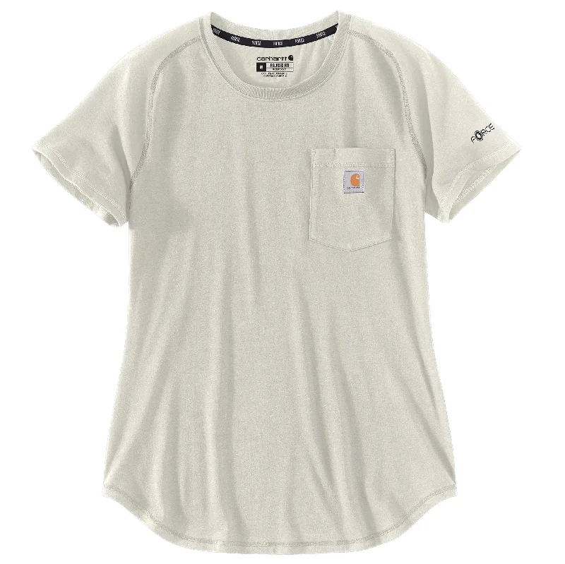 Deal Dash Women's Relaxed Fit Midweight Pocket T-Shirt
