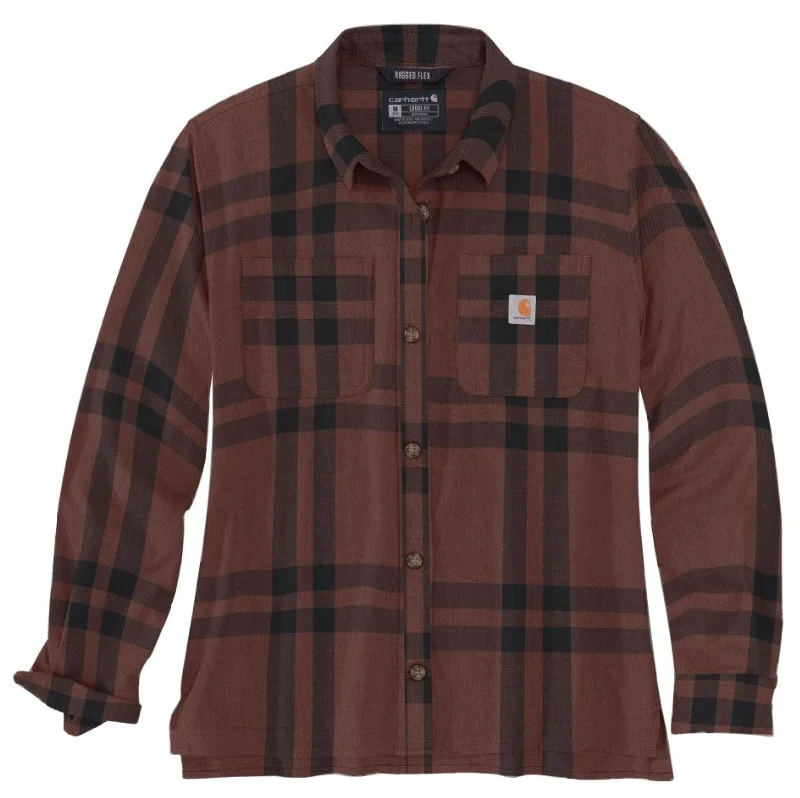 Closeout Women's Rugged Flex LooseFit MidWeight Flannel Shirt