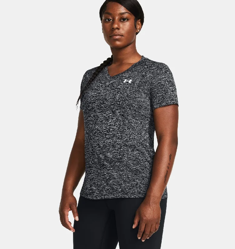 Doorbuster Deal Women's Tech Twist V-Neck Short Sleeve