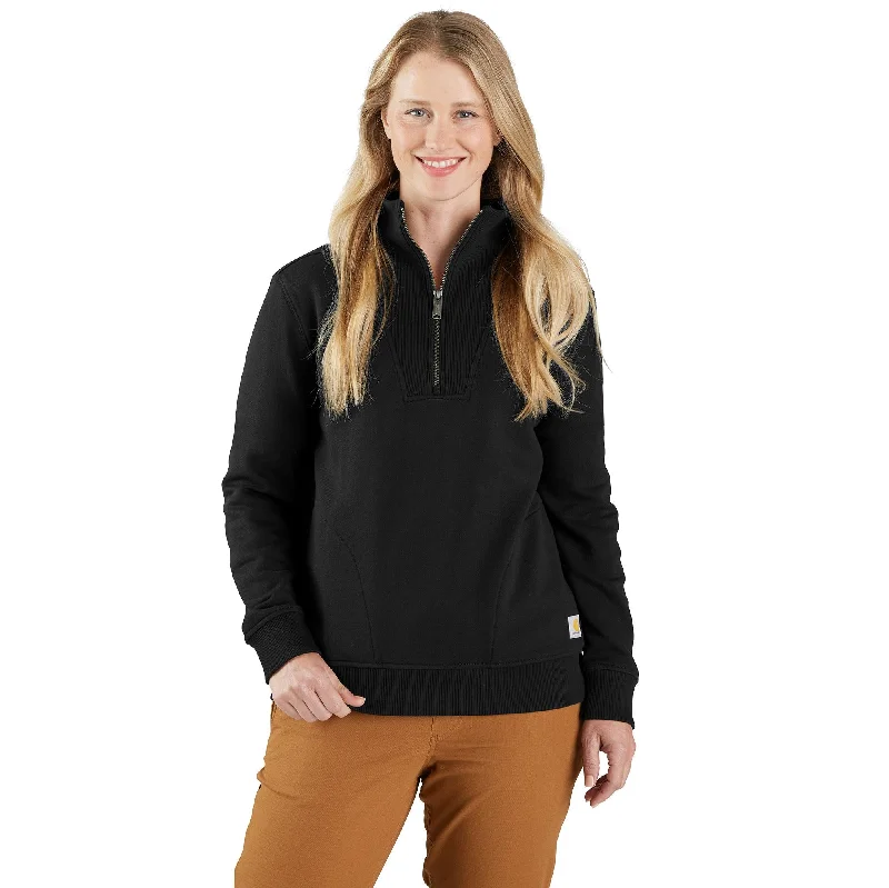 New Deals Women's Tencel Series Relaxed Fit Half-zip Sweatshirt