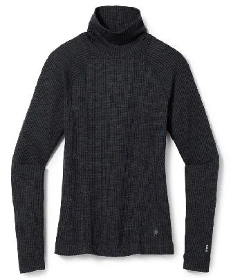 Best Bargains Women's Thermal Merino Rib Turtleneck