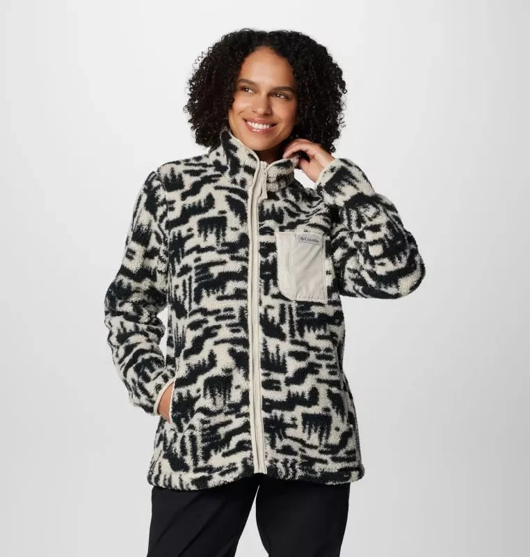 Bonus Savings Women's West Bend Print Full Zip Fleece Jacket