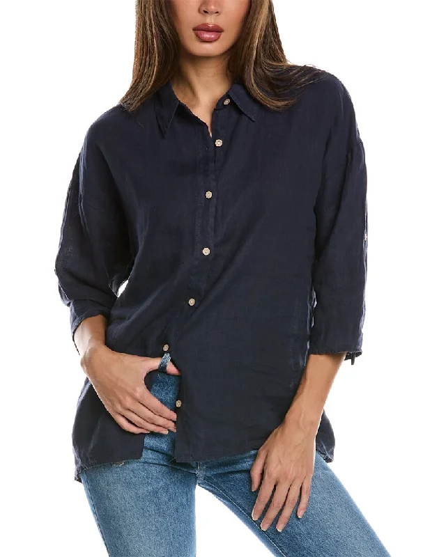 Doorbuster Deal XCVI Carrie Button-Up Linen Shirt