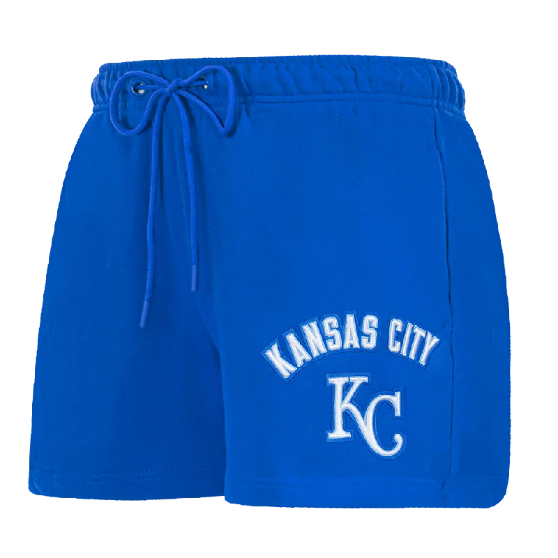 Major Savings MLB KANSAS CITY ROYALS CLASSIC WOMEN'S FLC SHORT (ROYAL BLUE)
